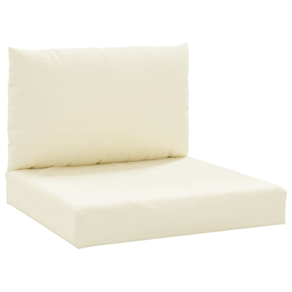 Pallet Cushions 2 Pcs Cream White Oxford Fabric Patio Furniture Cushions & Pads