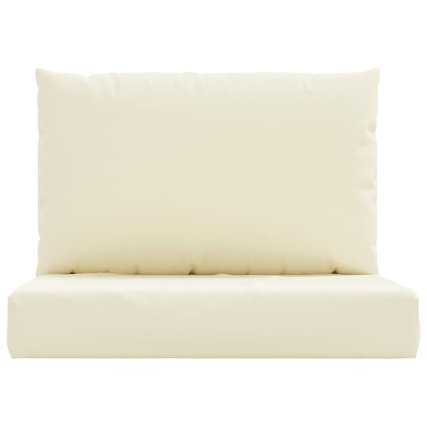 Pallet Cushions 2 Pcs Cream White Oxford Fabric Patio Furniture Cushions & Pads