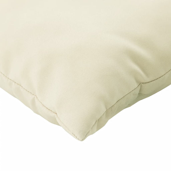 Pallet Cushions 2 Pcs Cream White Oxford Fabric Patio Furniture Cushions & Pads