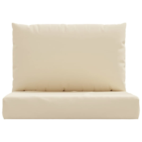 Vidaxl Pallet Cushions 2 Pcs Beige Oxford Fabric Patio Furniture Cushions & Pads