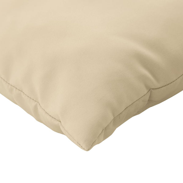 Vidaxl Pallet Cushions 2 Pcs Beige Oxford Fabric Patio Furniture Cushions & Pads