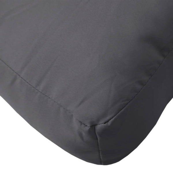 Pallet Cushion Anthracite 60X60x8 Cm Oxford Fabric Patio Furniture Cushions & Pads