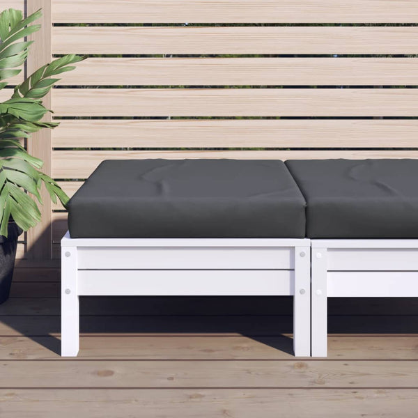 Pallet Cushion Anthracite 60X60x8 Cm Oxford Fabric Patio Furniture Cushions & Pads