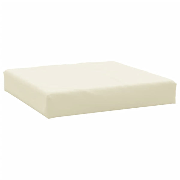 Vidaxl Pallet Cushion Cream 60X60x8 Cm Oxford Fabric Patio Furniture Cushions & Pads