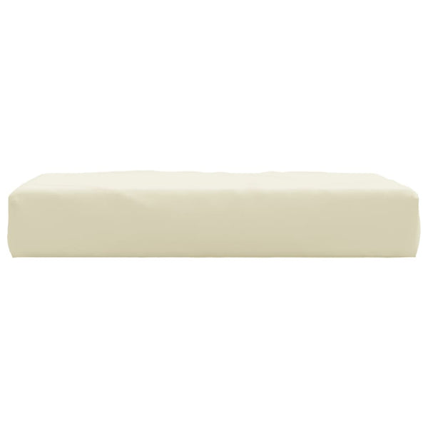 Vidaxl Pallet Cushion Cream 60X60x8 Cm Oxford Fabric Patio Furniture Cushions & Pads