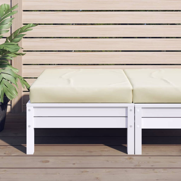 Vidaxl Pallet Cushion Cream 60X60x8 Cm Oxford Fabric Patio Furniture Cushions & Pads