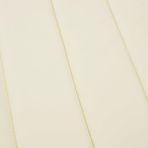 Sun Lounger Cushion Cream 180X60x3 Cm Oxford Fabric Loungers