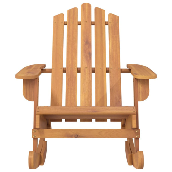 Adirondack Rocking Chair Solid Wood Acacia Chairs
