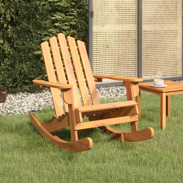 Adirondack Rocking Chair Solid Wood Acacia Chairs