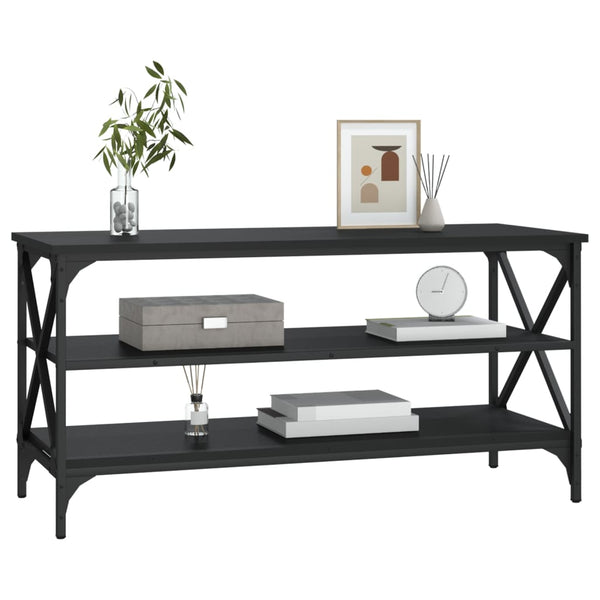Tv Cabinet Black 100X40x50 Cm Engineered Wood Tv Stands & Entertainment Units