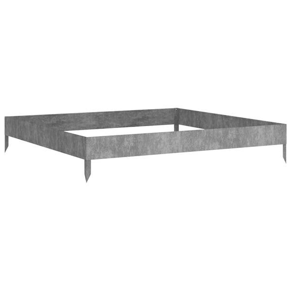 Vidaxl Garden Raised Bed 100X100x18.5 Cm Corten Steel Raised Garden Beds