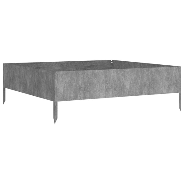 Garden Raised Bed 100X100x33.5 Cm Corten Steel Raised Garden Beds