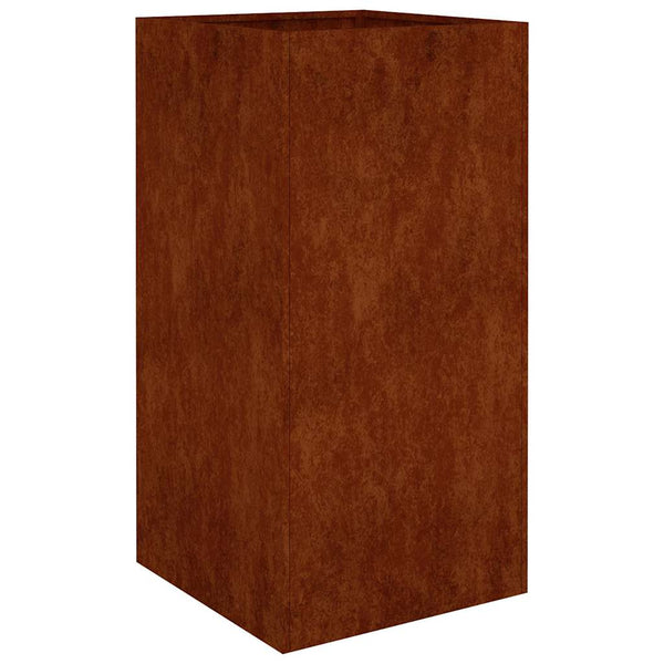 Vidaxl Planter 40X40x80 Cm Corten Steel Planters & Vases