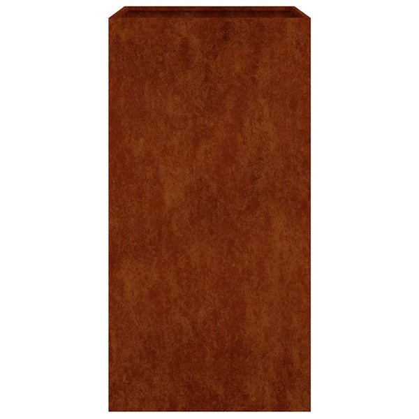 Vidaxl Planter 40X40x80 Cm Corten Steel Planters & Vases