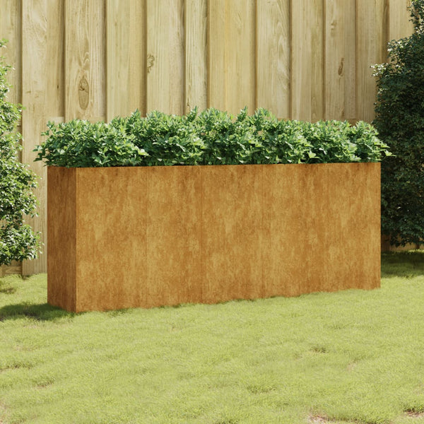 Vidaxl Garden Raised Bed 200X40x80 Cm Corten Steel Raised Garden Beds