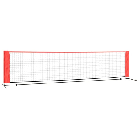 Tennis Net Black And Red 400X100x87 Cm Polyester