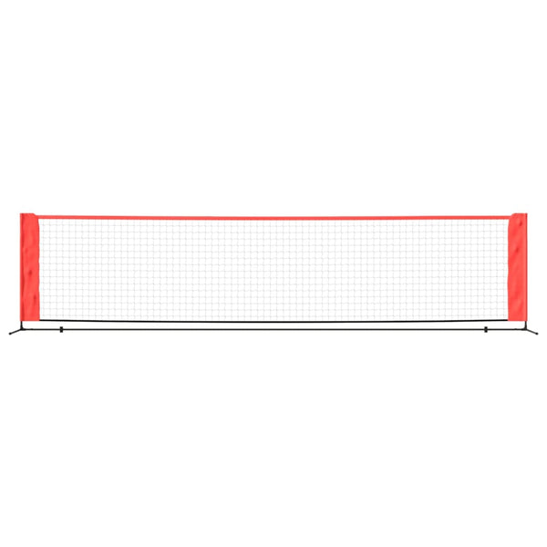 Tennis Net Black And Red 400X100x87 Cm Polyester