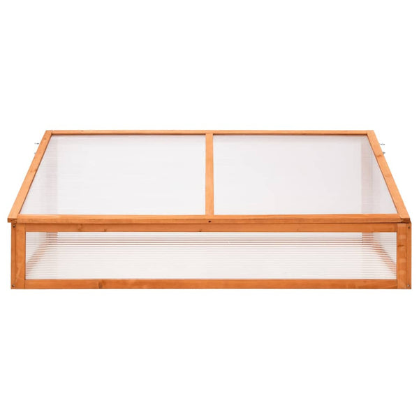 Greenhouse Orange 110X58.5X39 Cm Fir Wood Greenhouses