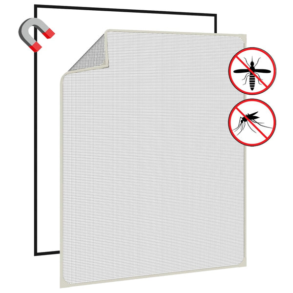 Magnetic Insect Screen For Windows White Window Screens