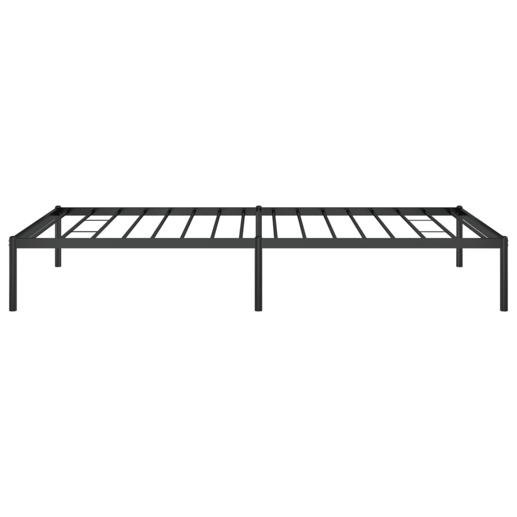 Metal Bed Frame Black 107X203 Cm Single Bed Frames