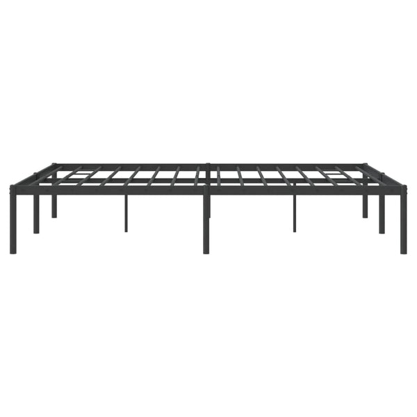 Metal Bed Frame Black 153X203 Cm Queen Queen Bed Frames