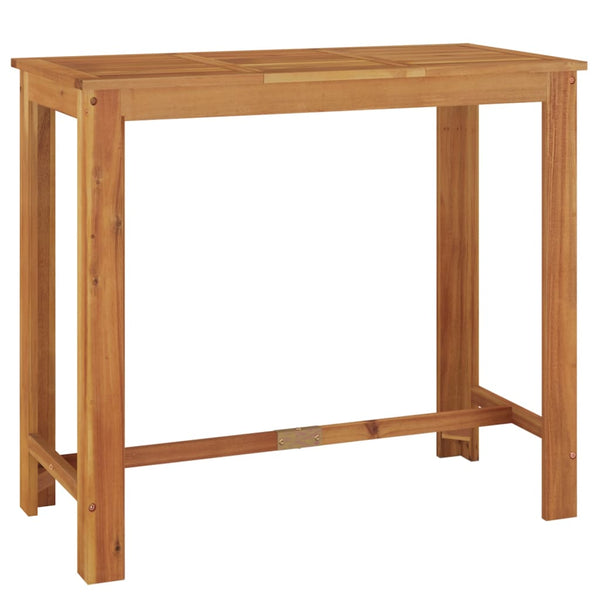 Vidaxl 5 Piece Garden Bar Set Solid Wood Acacia Benches Bar Stools