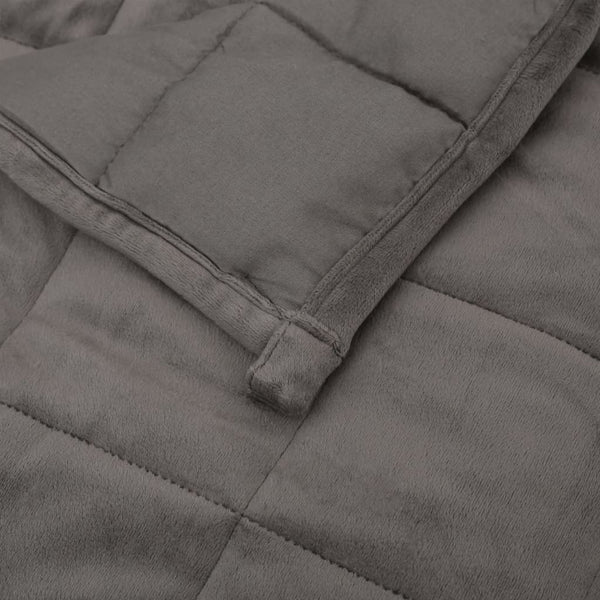Weighted Blanket Grey 122X183 Cm 9 Kg Fabric Weighted Blankets