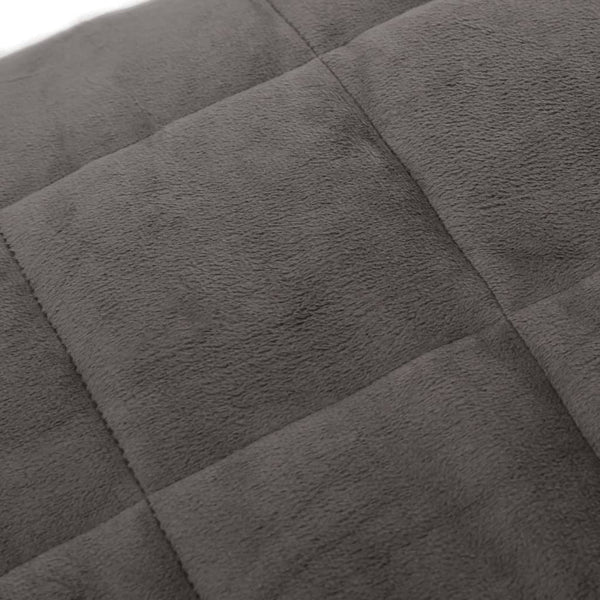 Grey Weighted Blanket 152X203 Cm 7 Kg Fabric Blankets