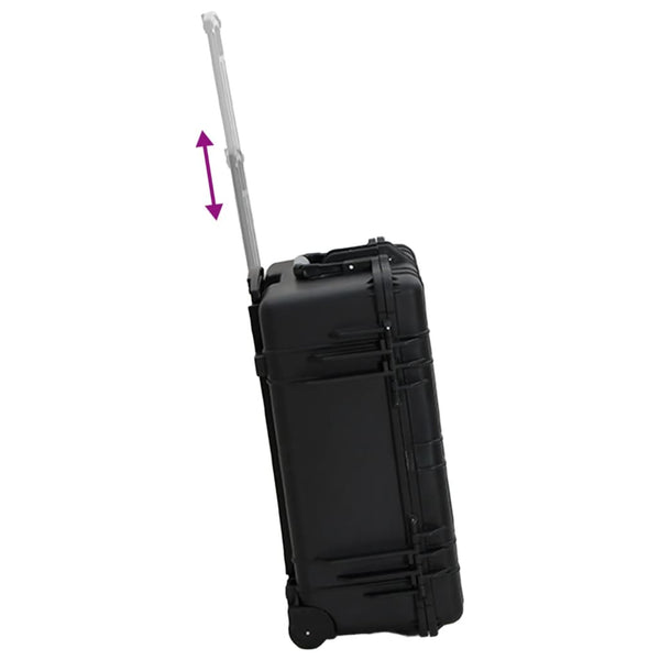 Percussion Accessories Wheeled Flight Case Black 58X45x27 Cm Pp