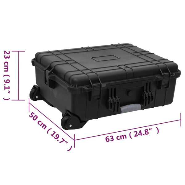 Wheeled Flight Case Black Camera Cases Bags & Covers