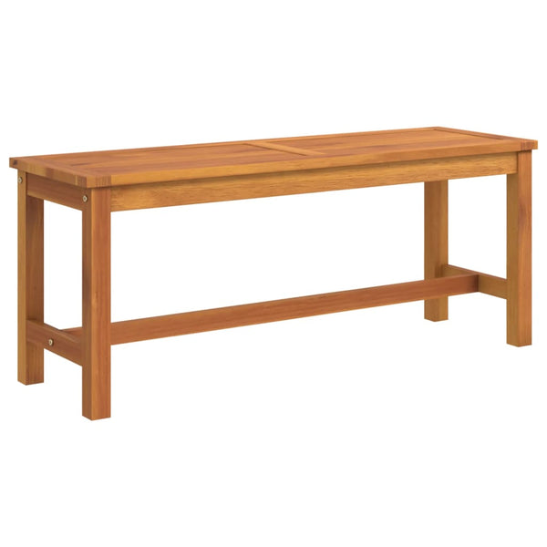 Vidaxl Garden Bench 110X35x45 Cm Solid Wood Acacia Patio Benches