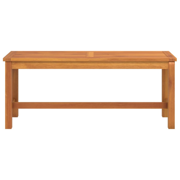 Vidaxl Garden Bench 110X35x45 Cm Solid Wood Acacia Patio Benches