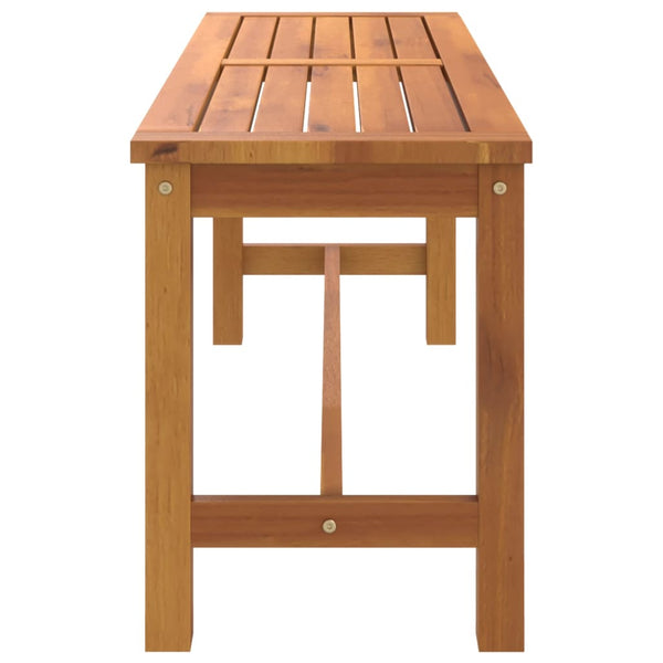 Vidaxl Garden Bench 110X35x45 Cm Solid Wood Acacia Patio Benches