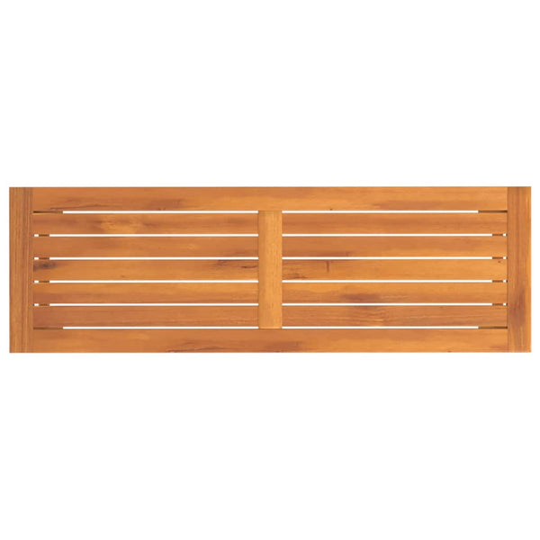 Vidaxl Garden Bench 110X35x45 Cm Solid Wood Acacia Patio Benches
