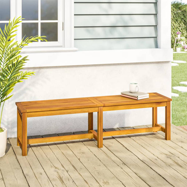 Garden Bench 150X35x45 Cm Solid Wood Acacia Patio Benches