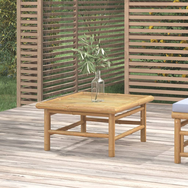 Garden Table 65X55x30 Cm Bamboo Patio & Garden Tables