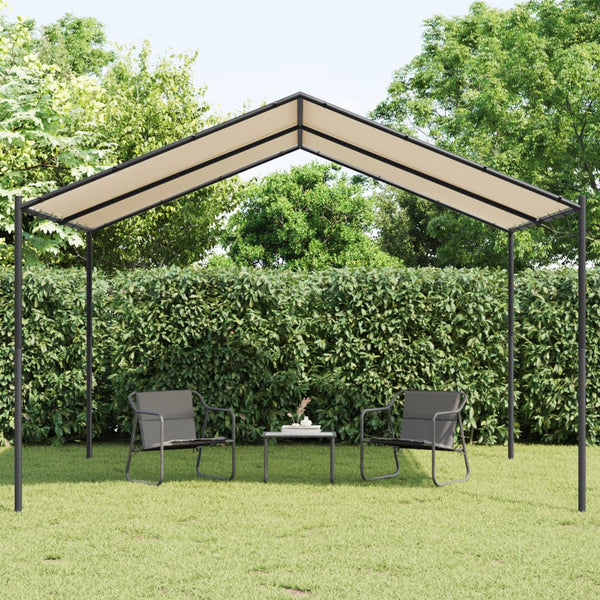 Canopy Tent Beige 4X3 M Steel And Fabric Tents