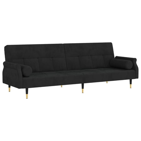 Sofa Bed With Cushions Black Velvet Sofa Beds