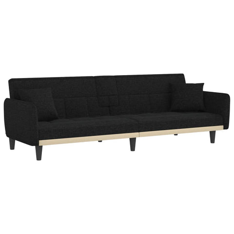 Sofa Bed With Cup Holders Black Fabric Sofa Beds