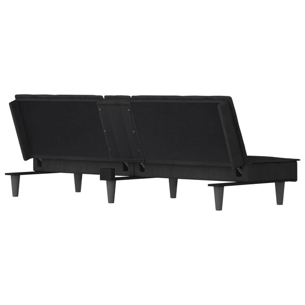 Sofa Bed With Cup Holders Black Velvet Sofa Beds