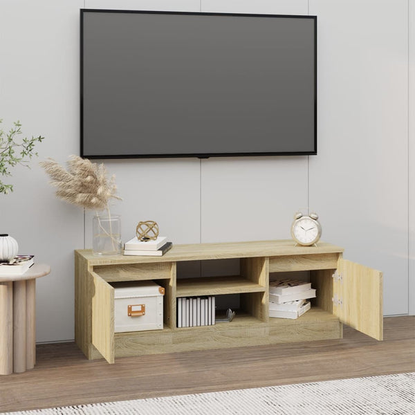 Tv Cabinet With Door Sonoma Oak 102X30x36 Cm Tv Stands & Entertainment Units