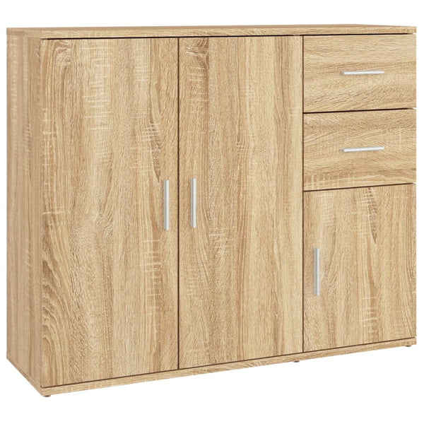 Sideboard Sonoma Oak 91X29.5X75 Cm Engineered Wood Sideboards & Buffets