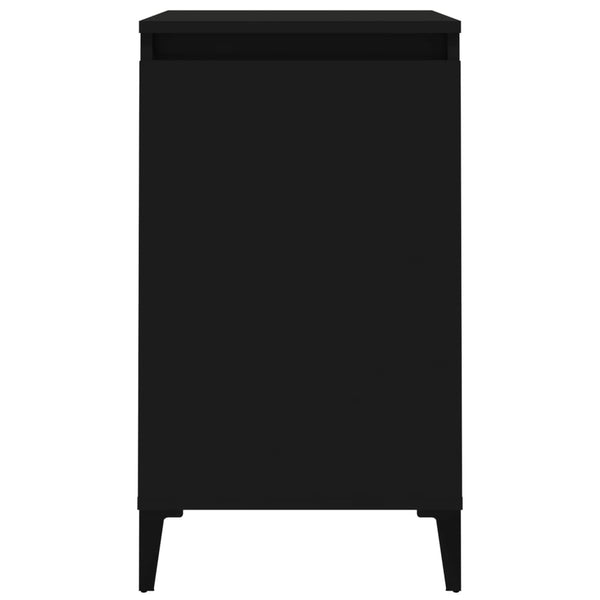 Bedside Cabinet Black 40X35x70 Cm Engineered Wood Bedside Tables
