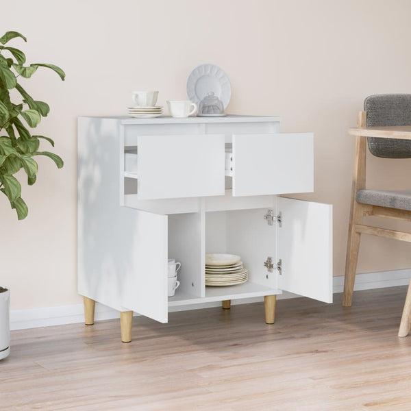 Sideboard White 60X35x70 Cm Engineered Wood Sideboards & Buffets
