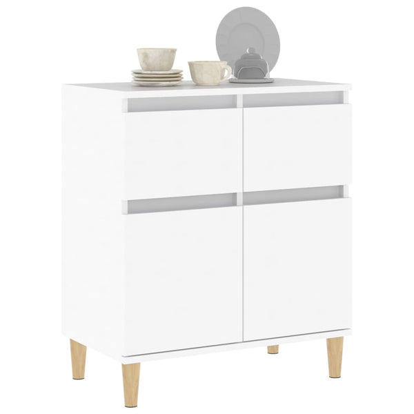 Sideboard White 60X35x70 Cm Engineered Wood Sideboards & Buffets