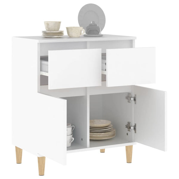Sideboard White 60X35x70 Cm Engineered Wood Sideboards & Buffets