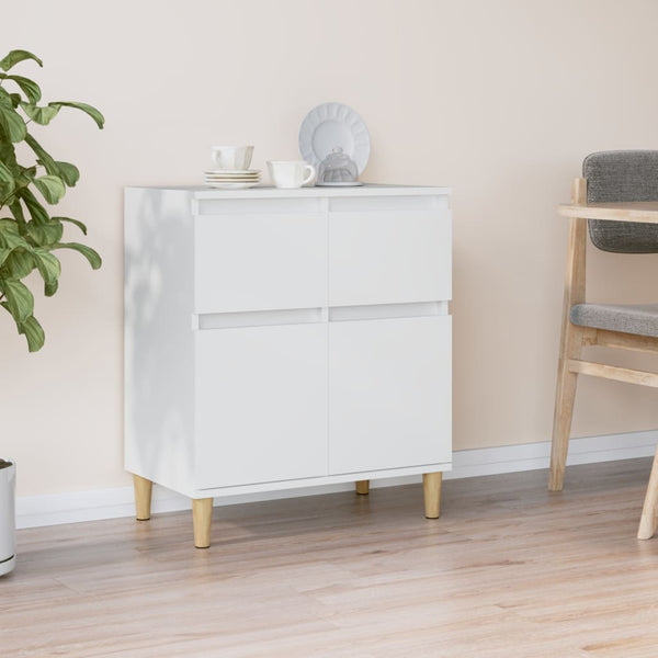 Sideboard White 60X35x70 Cm Engineered Wood Sideboards & Buffets