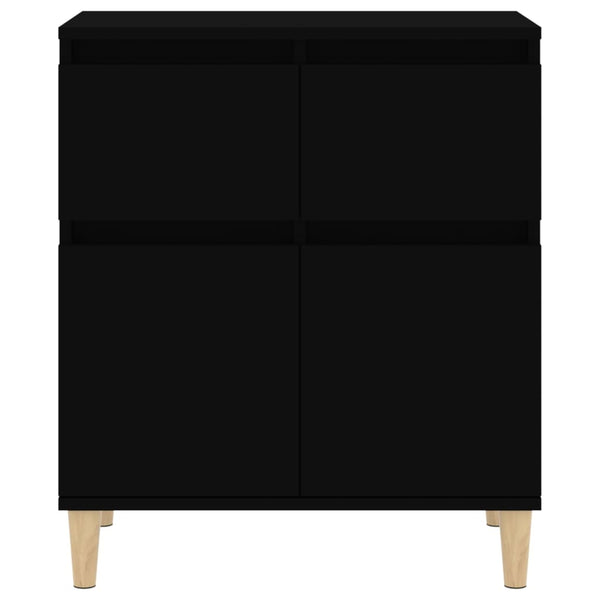 Sideboard Black 60X35x70 Cm Engineered Wood Sideboards & Buffets