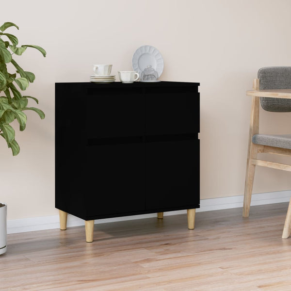 Sideboard Black 60X35x70 Cm Engineered Wood Sideboards & Buffets