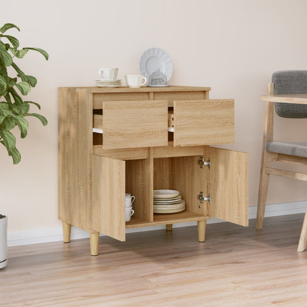 Sideboard Sonoma Oak 60X35x70 Cm Engineered Wood Sideboards & Buffets